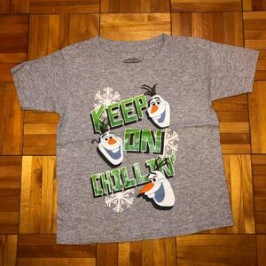 Disney Gray and Green Short Sleeve Tee
